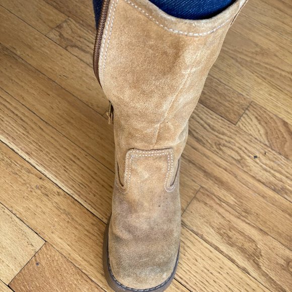 Candie's Suede Boots Girls Size 13-1/2 - Picture 1 of 7